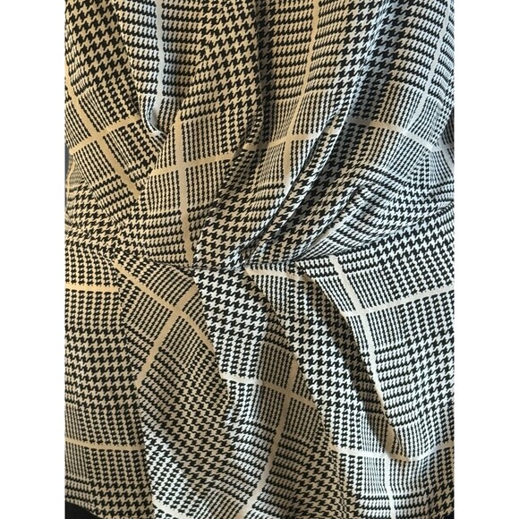 L'AGENCE Chiara Camisole Tank 100% Silk Herringbone Plaid Peplum Romantic SZ S - Picture 3 of 13